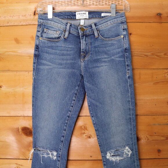 Frame | Le Skinny de Jeanne Ripped Skinny Jeans 25 - Picture 3 of 6